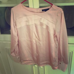 Banana republic silk like shirt